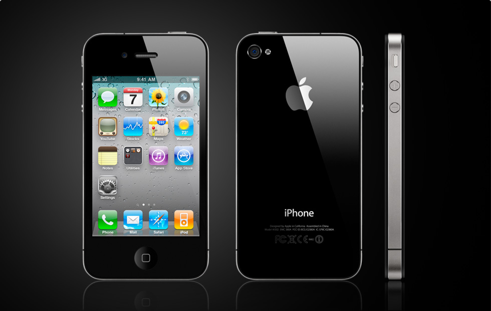 iphone 4 back. iPhone 4: Form before Function