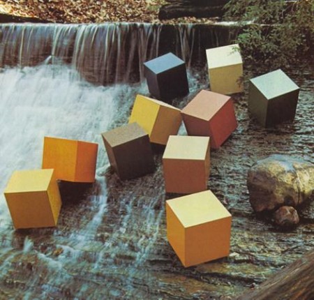 squares on waterfall